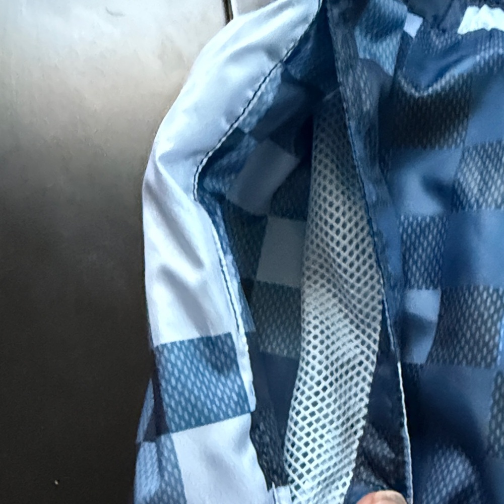 Louis Vuitton Blue Checkered Swim Trunks - Picture 6 of 16